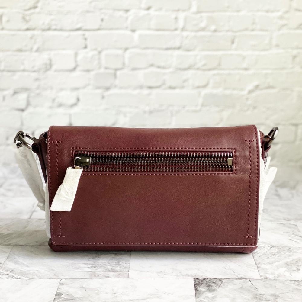 Frye Lena Chain Leather Crossbody Bag